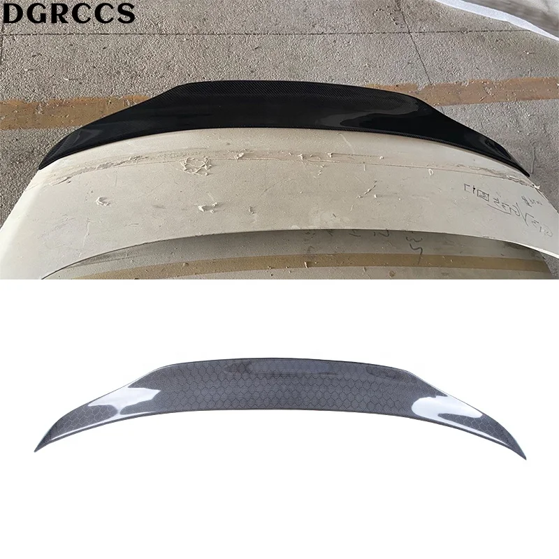 Original Infiniti G series G25 G35 G37 4Door Sedan PSM style Honeycomb carbon fiber non perforated rear spoiler trunk 2007-2014