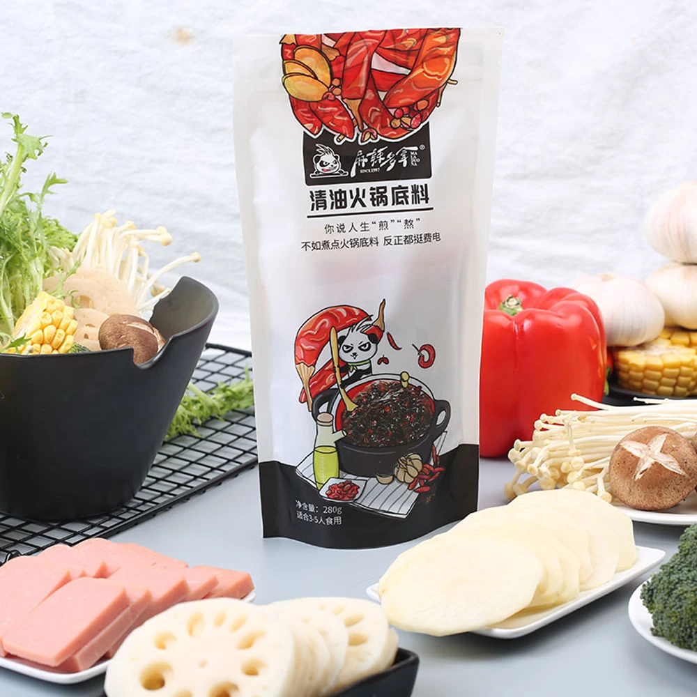 
New Arrival Light Oil Hotpot Seasoning Food Hot Pot Container Spicy Seasoning Sauce 