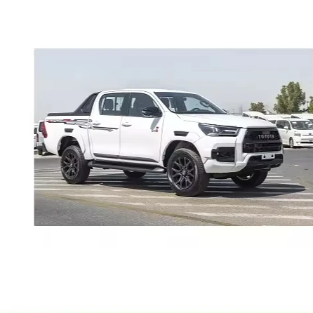 Отличный Подержанный 2022-2024 Toyota Hilux D-Cab GR-Sport 2.8D белые пикапы автомобили lhd rhd транспорт готов к пикапам