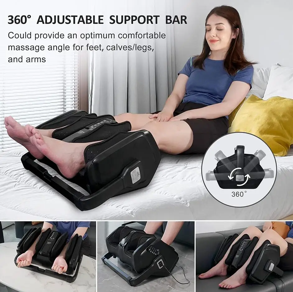 hot selling 2023 Healthy Body Care Shiatsu Air Foot leg Massager Machine Equipment Product Top Rated calf and Foot Massager