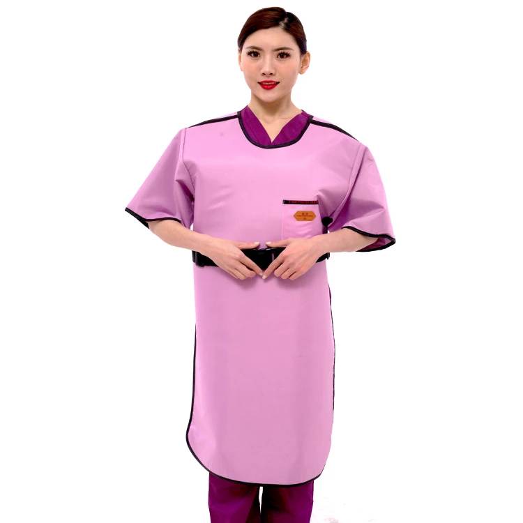 
First Class Grade Stable Anti-radiation Protection Reverse Wear Half Sleeve Single Side 0.5mmpb Lead Clothes 