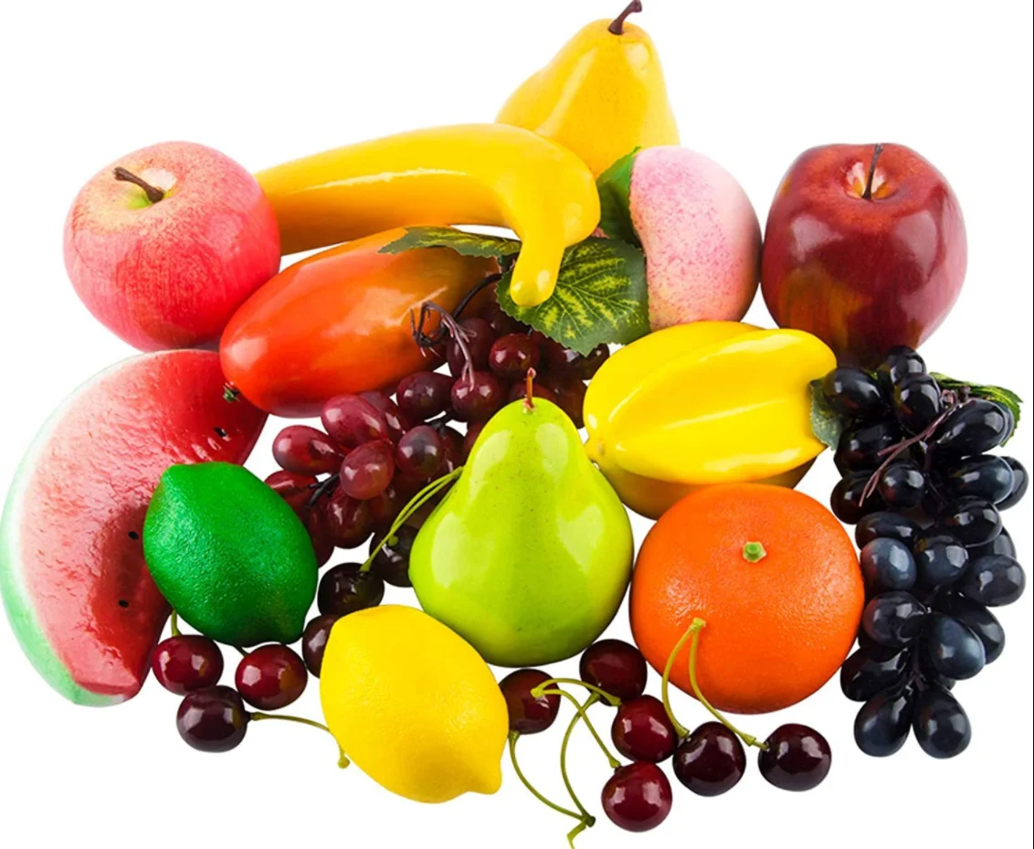 Artificial Fruits Pack,  Fruits for Home Decor Simulation Fruit Set  Party Decoration