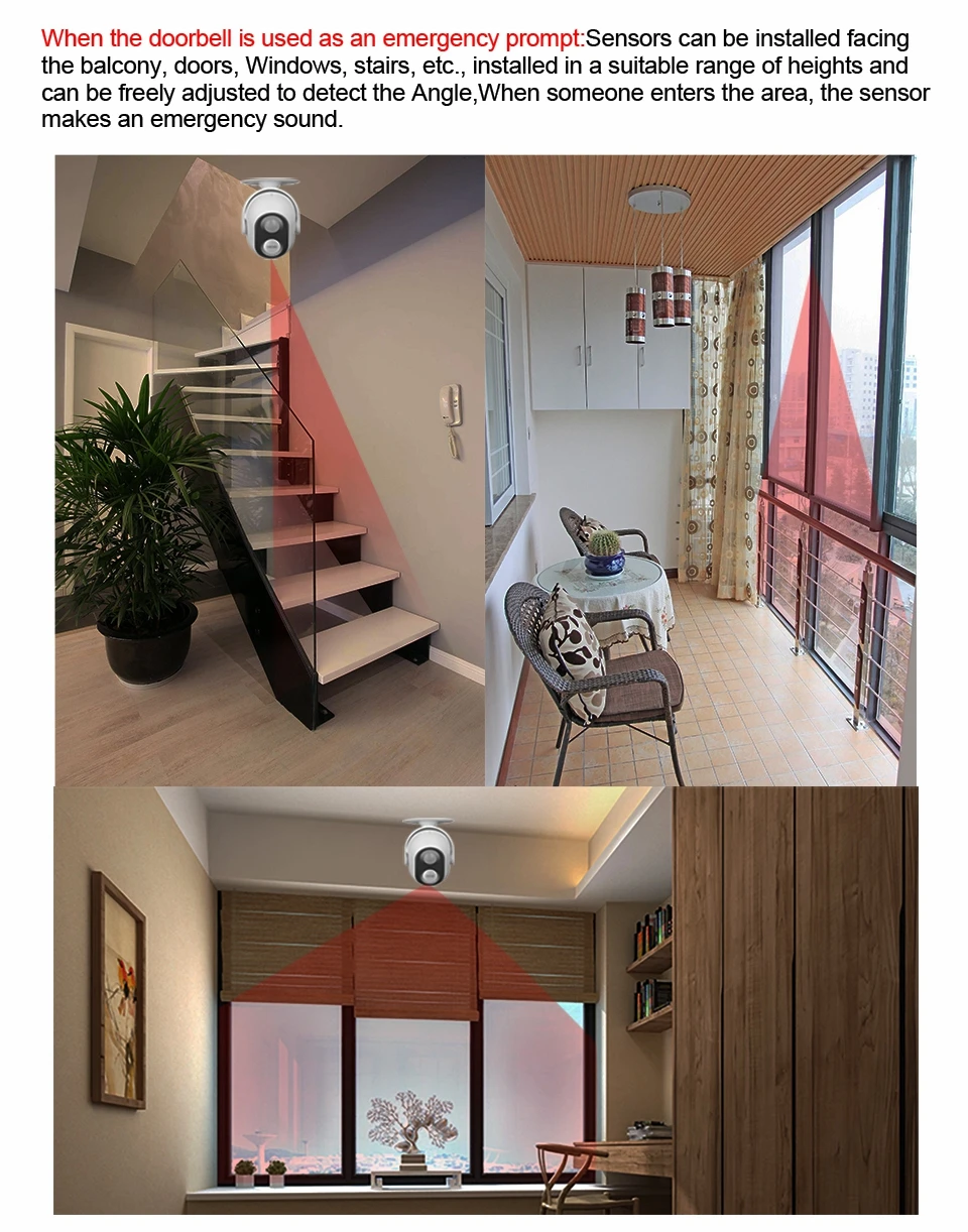 Wireless Guest Welcome Chime Alarm Door Bell PIR Motion Sensor for Shop Entry Company Security Protection Alarm Doorbell