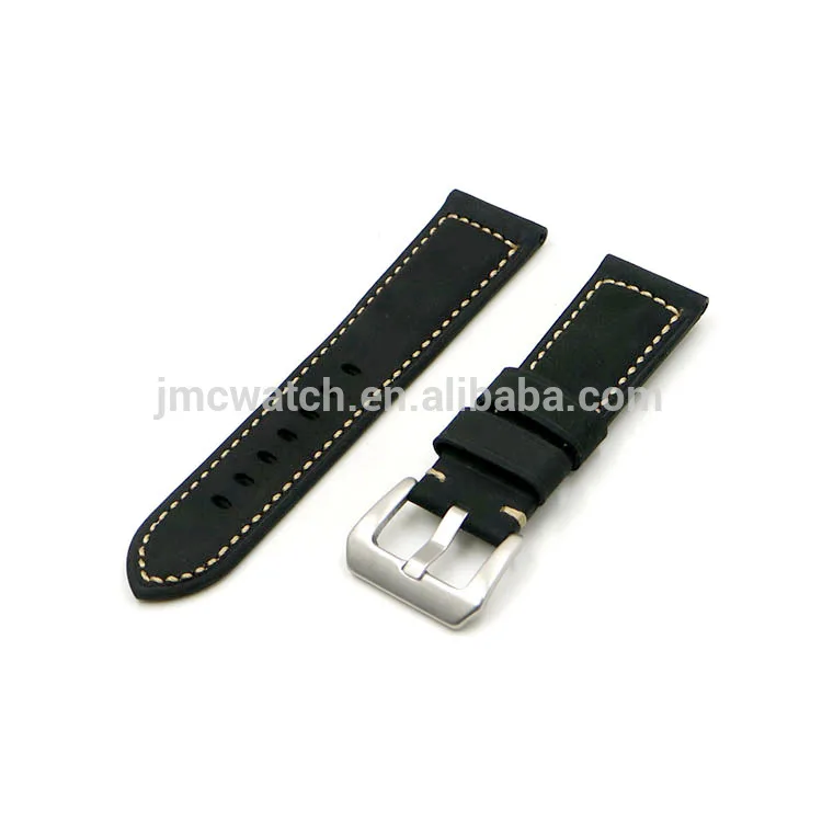 
genuine Leather watch strap 22mm crazy horse watch band for paner.ai watch 