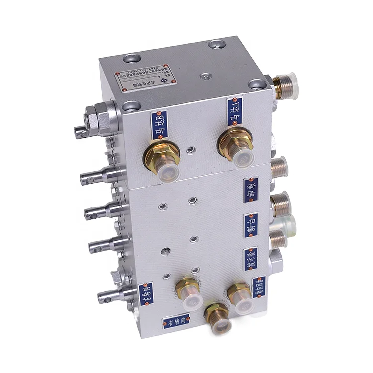 JINDUN Agricultural Machinery Parts WLF10M Harvester Spare Parts Hydraulic Manifold Solenoid Control Valve Block