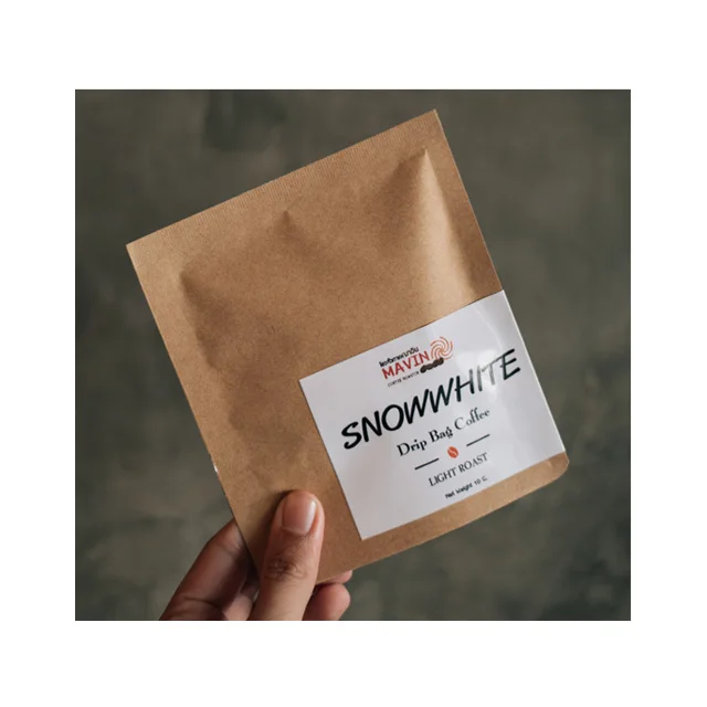 
 Snowwhite Drip Bag Mavin Roasted Coffee Bean from Thailand Arabica Coffee Beans Light Roast Fruity  