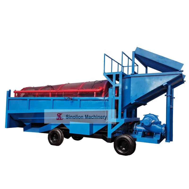 Hot Sale Gold Mining Trommel Screen Mining Equipment Gold Washing Plant Machine for Sale