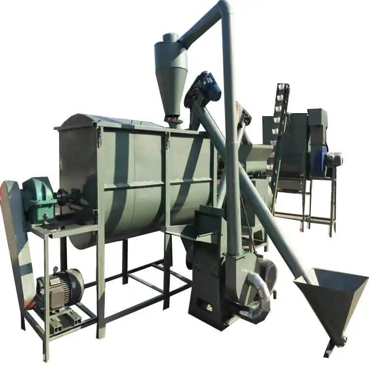 10T/H Occupied Compost Organic Fertilizer 300Kgs Feed Olive Pomace Pellet Production Line