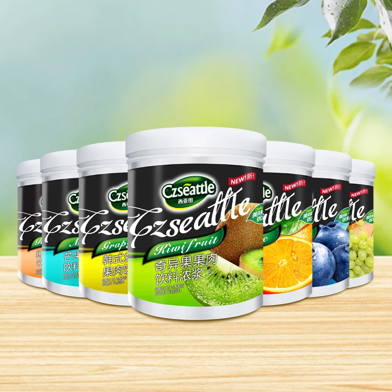 Bulk sale Czseattle Korean-style honey pomelo fruit jam drink & beverage concentrated fruit jam pulp for milk tea ingredients