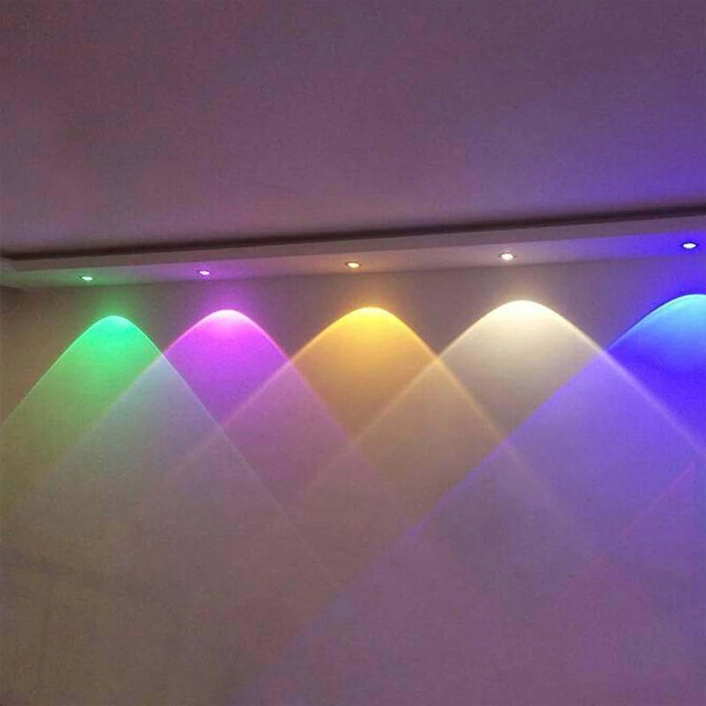 Умный потолочный светильник Tuya Google Home Alexa регулируемый светодиодный RGB встраиваемый точечный