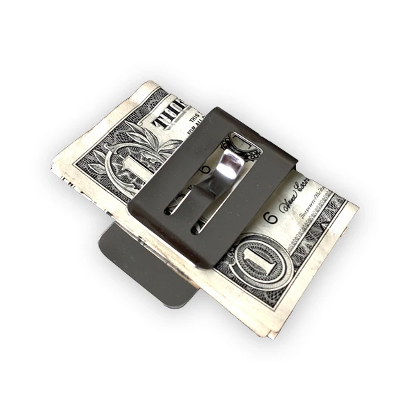 
Wholesale Promotional Metal Crafts Custom Metal Money Clip for Wallets 