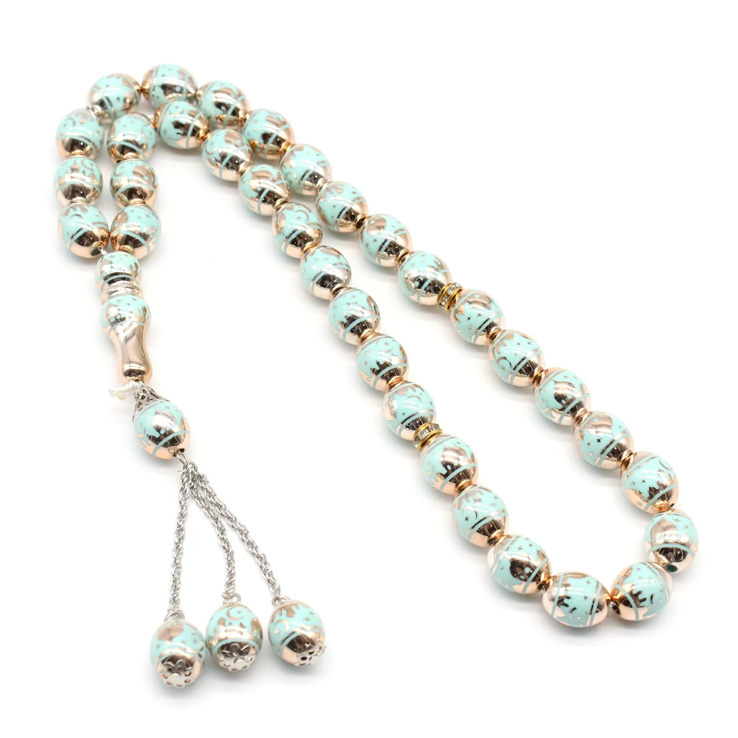 Luxury tasbih muslim saudi-arabia-prayer-beads tasbeeh Allah Rosary Islamic Tasby Worship