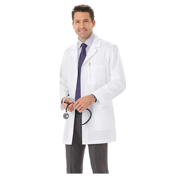 Long Sleeve Hospital Doctor Coat Hospital Medical Lab Coats