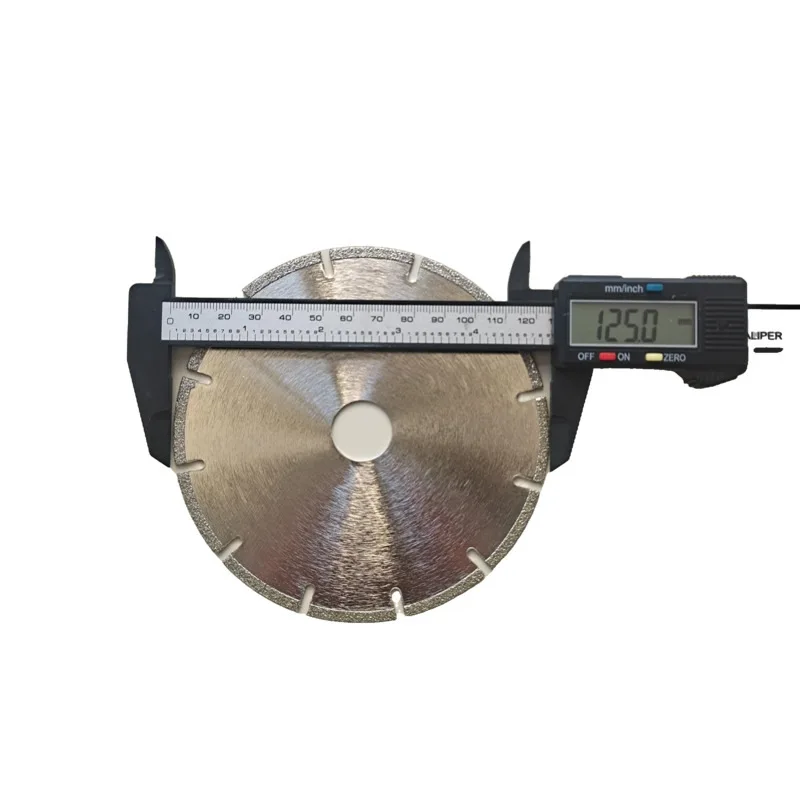 Industrial grade 125mm 5 inch ceramic tile ceramic slate porcelain diamond electroplated cutting and polishing cutting disc