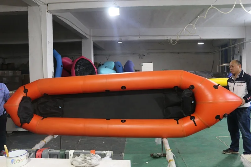 Inflatable boat 395cm 2 person pack raft calm water packrafting ultra light tpu packraft
