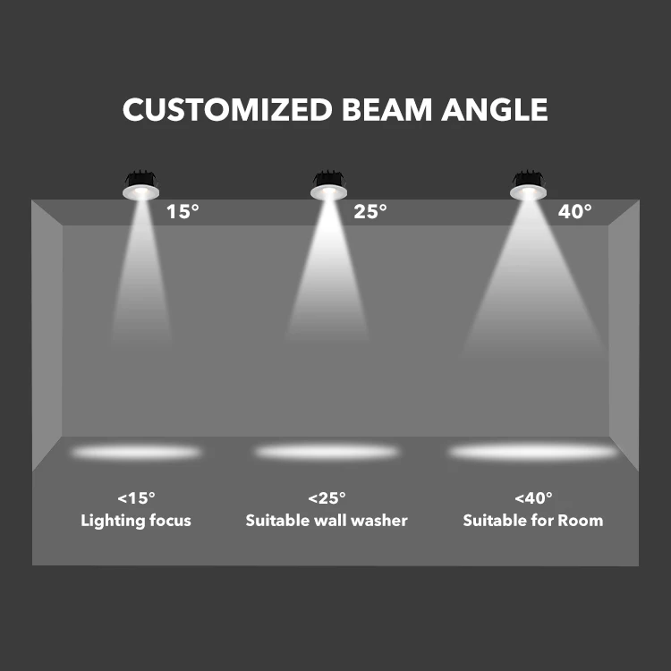 FAST Good Price Aluminum Housing Indoor Embedded COB Chip Indoor 3W Mini LED Downlight