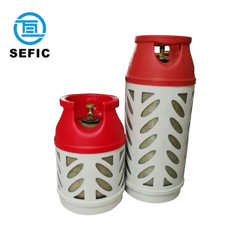 12kg Full-wrpped Fiberglass Gas Cylinder Composite LPG Gas Cylinder Gas Tank Filling Propane