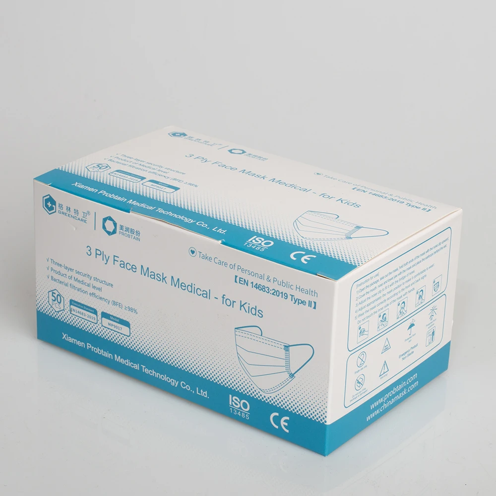 Manufacture Of Custom Sterile Medic Face Coloful Disposable Mask