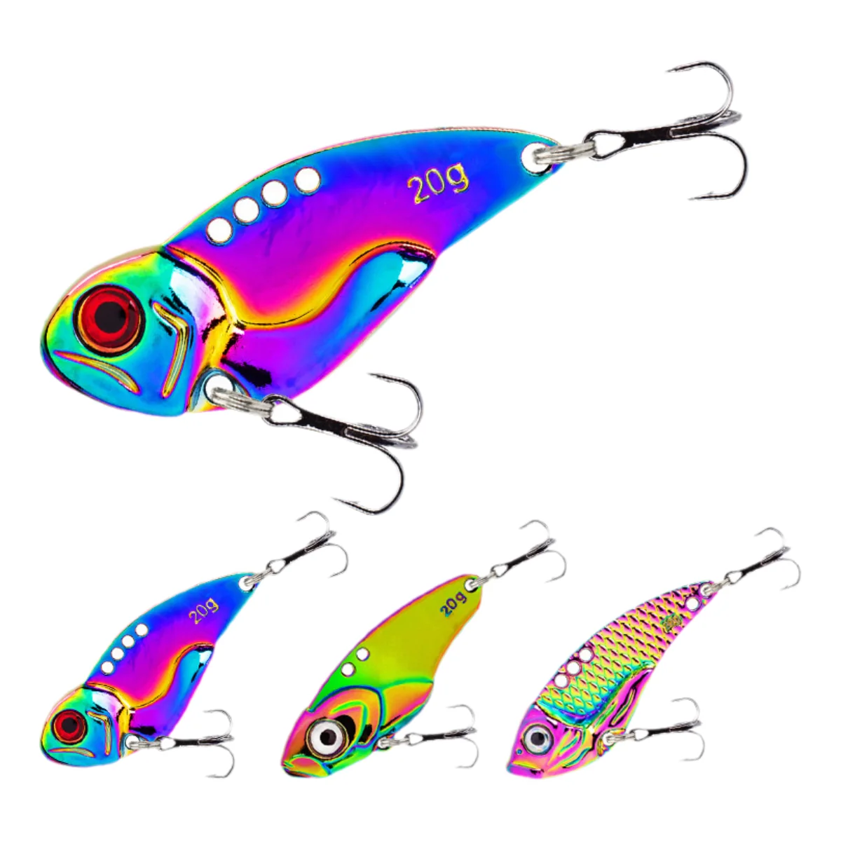 High Quality Colorful 5g 7g 10g 15g 20g Metal VIB Lure For Bass Fishing