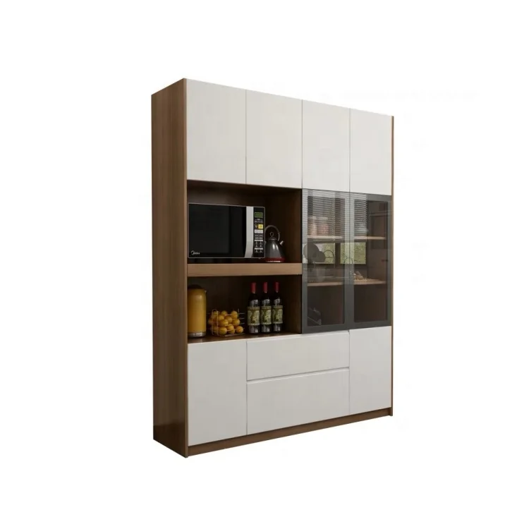 wooden luxury wall home living room furniture large wine shelf display wine rack kitchen cabinet