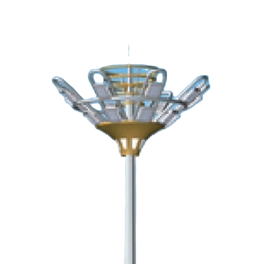 40 meter high mast pole for camera or winch