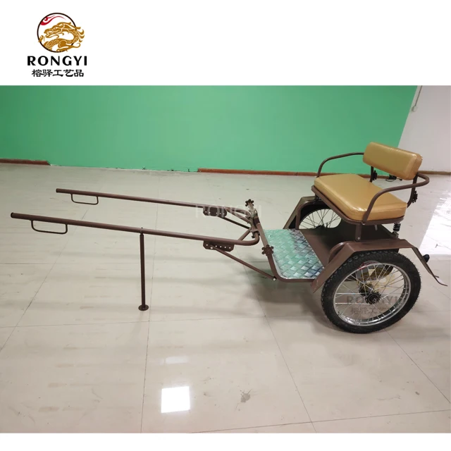 cheap price customized Pony  Buggy Carriage /Two Wheels  Pony Carriage manufacturer  /Horse Cart Carriage for Shetland Pony