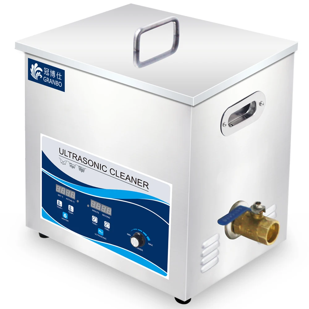Granbo Digital Control Ultrasonic Cleaner 480W 20L 28KHz for Industrial Parts Dental Clinic Surgical Instruments Cleaning