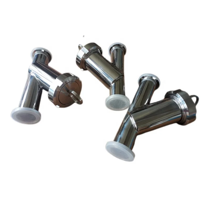 Factory Sale Various Cartridge Filter SS304 316 Tri Clamped Sanitary Strainer Stainless Steel Y Type Filter