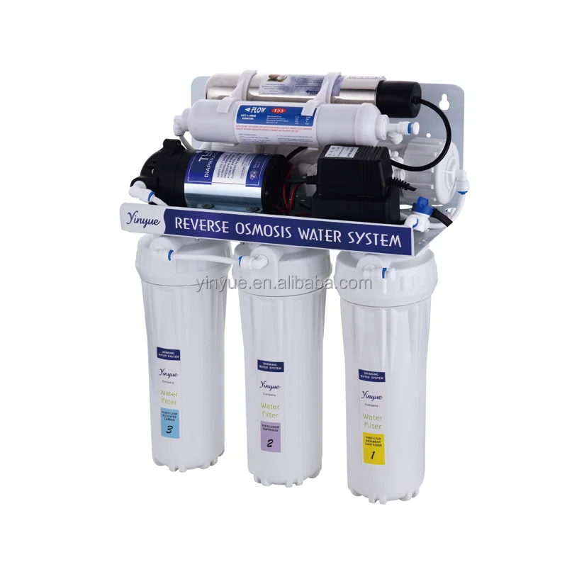 7 stage reverse osmosis water filter RO with UV lamp and TDS digital