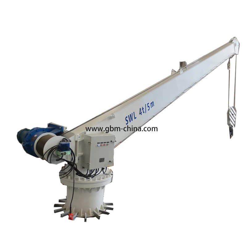 2T6M Hydraulic ship deck crane CCS certificate