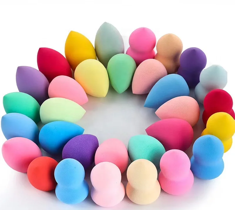 Custom logo Makeup Beauty Foundation Cosmetic Blender BB Cream Makeup Sponge with bag