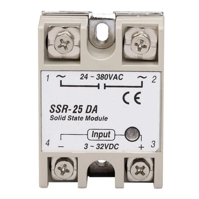 Однофазное твердотельное реле постоянного тока AC 25da Тип твердотельные реле постоянного тока