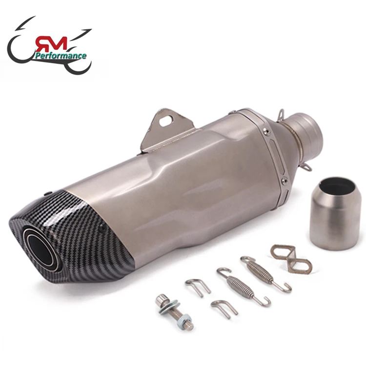New Design Universal Motorcycle Exhaust For MT09 R1200GS Ninja 400 F750GS Modified Muffle 51mm Muffler Silencer