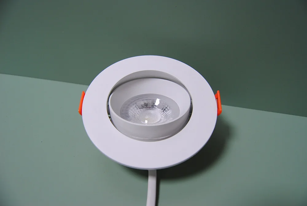 Indoor Lighting Round Square Recessed adjustable Smd Downlight 3w 5w 7w Ceiling Led Spot Light 110v 220v