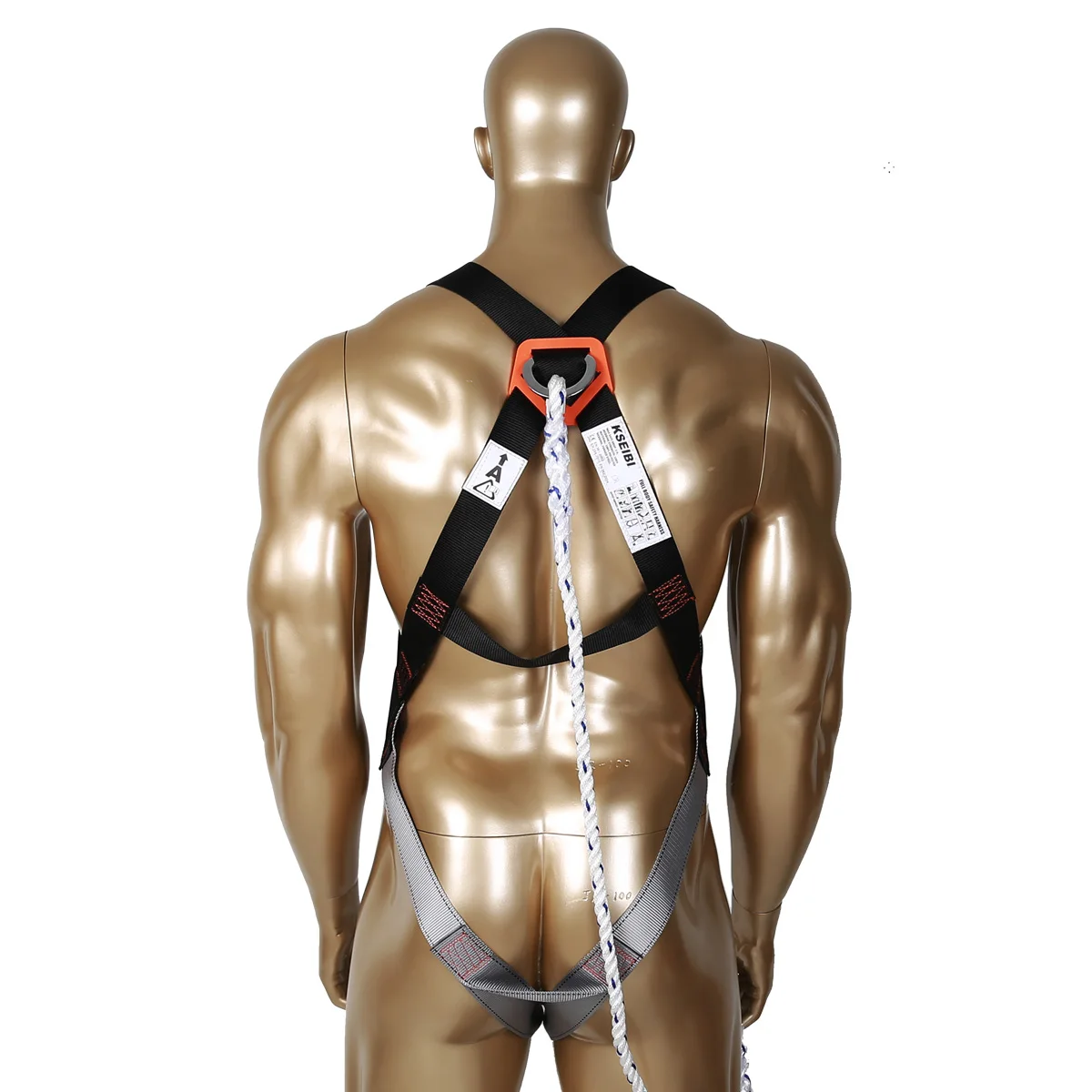 KSEIBI Fall Protection Tools Safety Harness with Lanyard