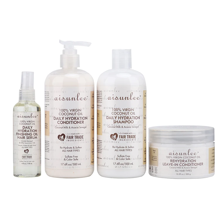 Anti-dandraff  Sulfate Free Argan Natural Herbal Formula Anti Smooth Curly Hair Loss Shampoo Deep Conditioner Set Private Label