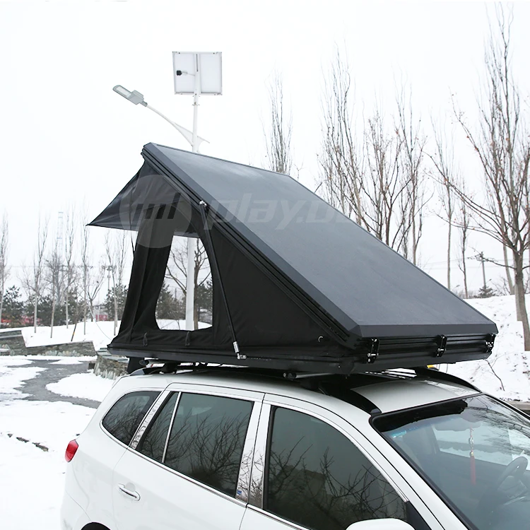 Unistrengh Portable car roof top tent roof rack hard shell 2 person rooftop tent with roof rack
