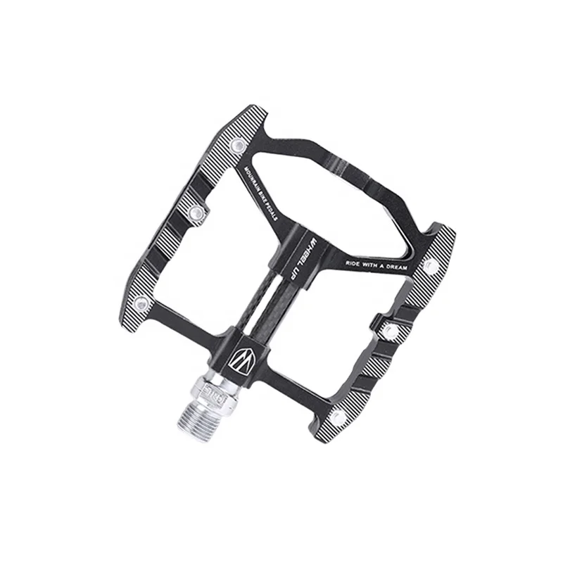 Non-Slip Bicycle Pedal Durable Aluminum Alloy Bicycle Pedals Black Mountain Bike Pedal For Bike