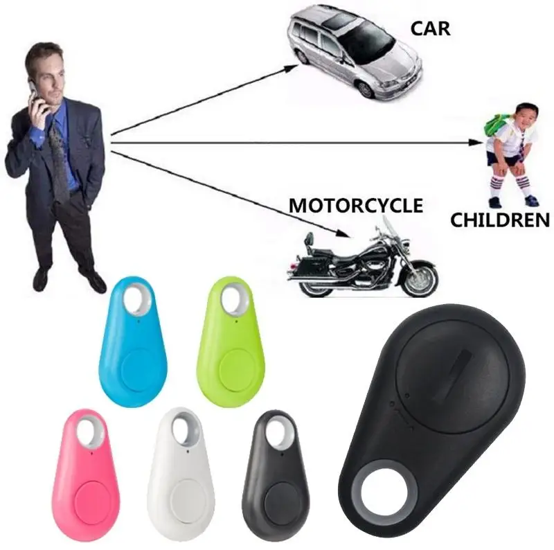 Mini Bluetooth Tag Anti-lost Tracker Key Finder Cat Dog Kids Pet Child Bag Wallet Tracker GPS Locator Alarm with customize logo