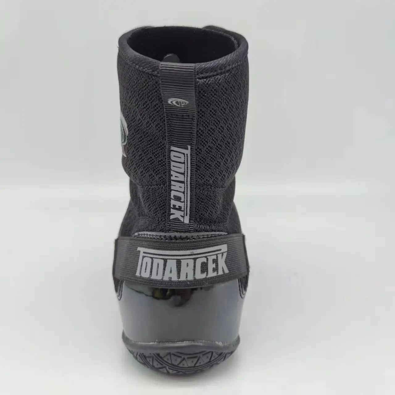 Factory Custom OEM Training Boxing Knee High Boots Custom Design Tall Retro  Knit Boxing Shoes For Men