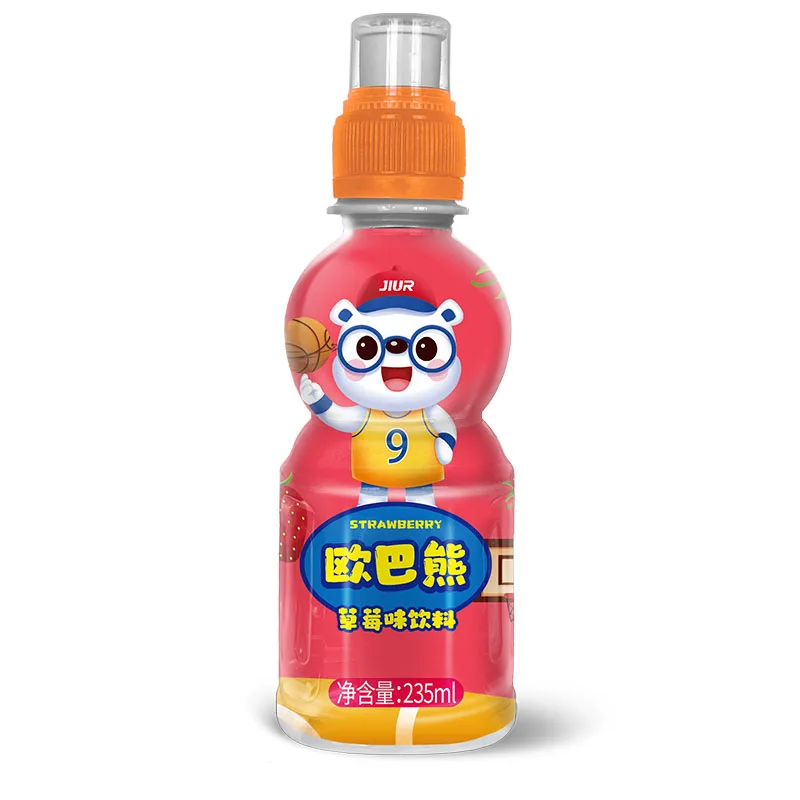 JIUR New Flavors 235ml STRAWBERRY Fruit Juice Beverage Drinks Chinese Soft for Sale