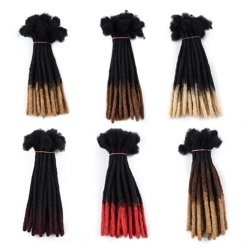 Vast Dreads t27 t30 t613 human hair dreadlock extension 6mm ombre loc extension human hair for man and woman