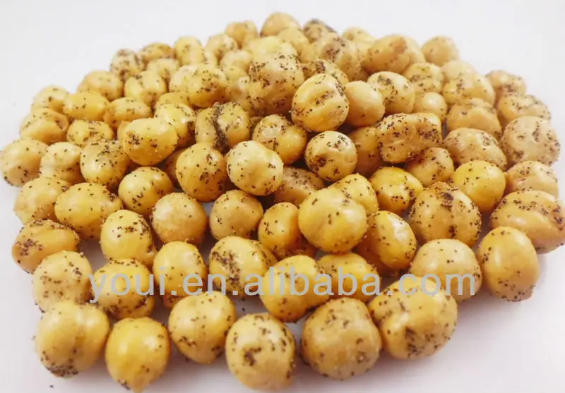 High Quality  Wholesale Healthy Snacks Fried Black Pepper Chickpeas
