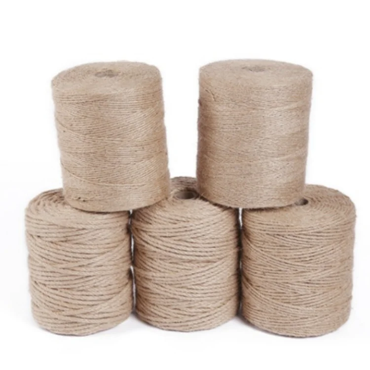 Factory Direct Supply 6-50mm Natural Jute Rope Twine Twisted Manila Rope Hemp Rope for Craft Decorative Landscape