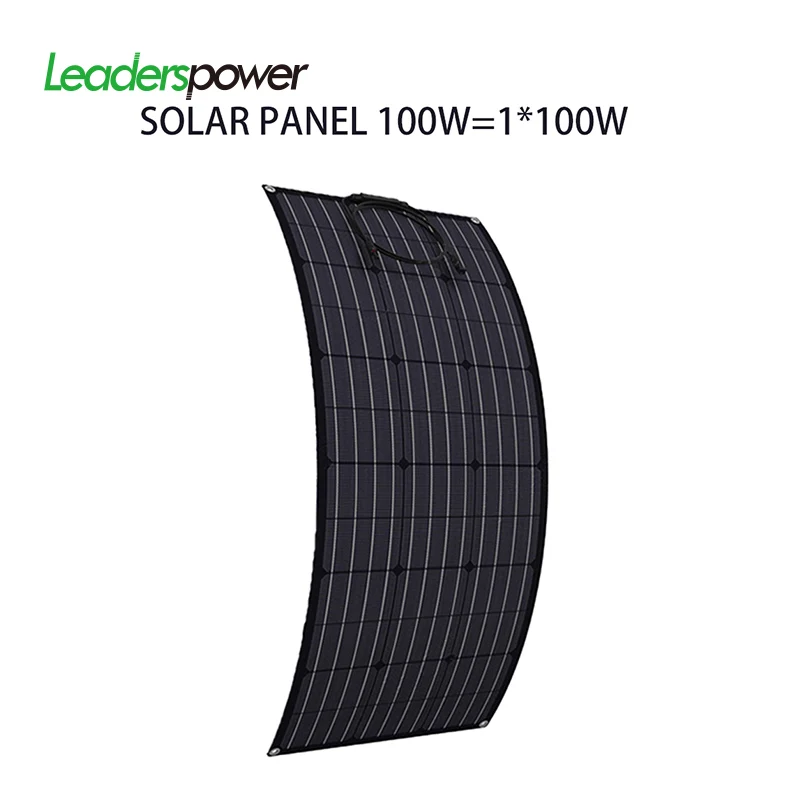 Mono Solar Panel 150W 300W Foldable PV Panel Outdoor Power Station 18V Battery Charging