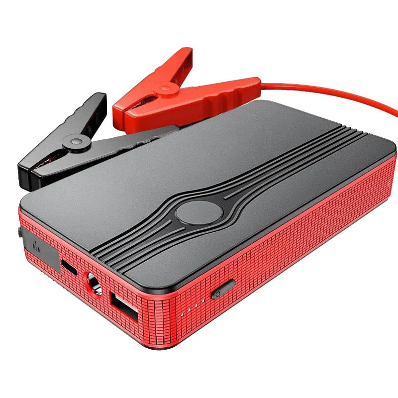 Hot Seller 12V Durable Smart Jumper Vehicle Mobile Power Bank Battery Starter Jump for Trucks and Passenger Cars with LED Light