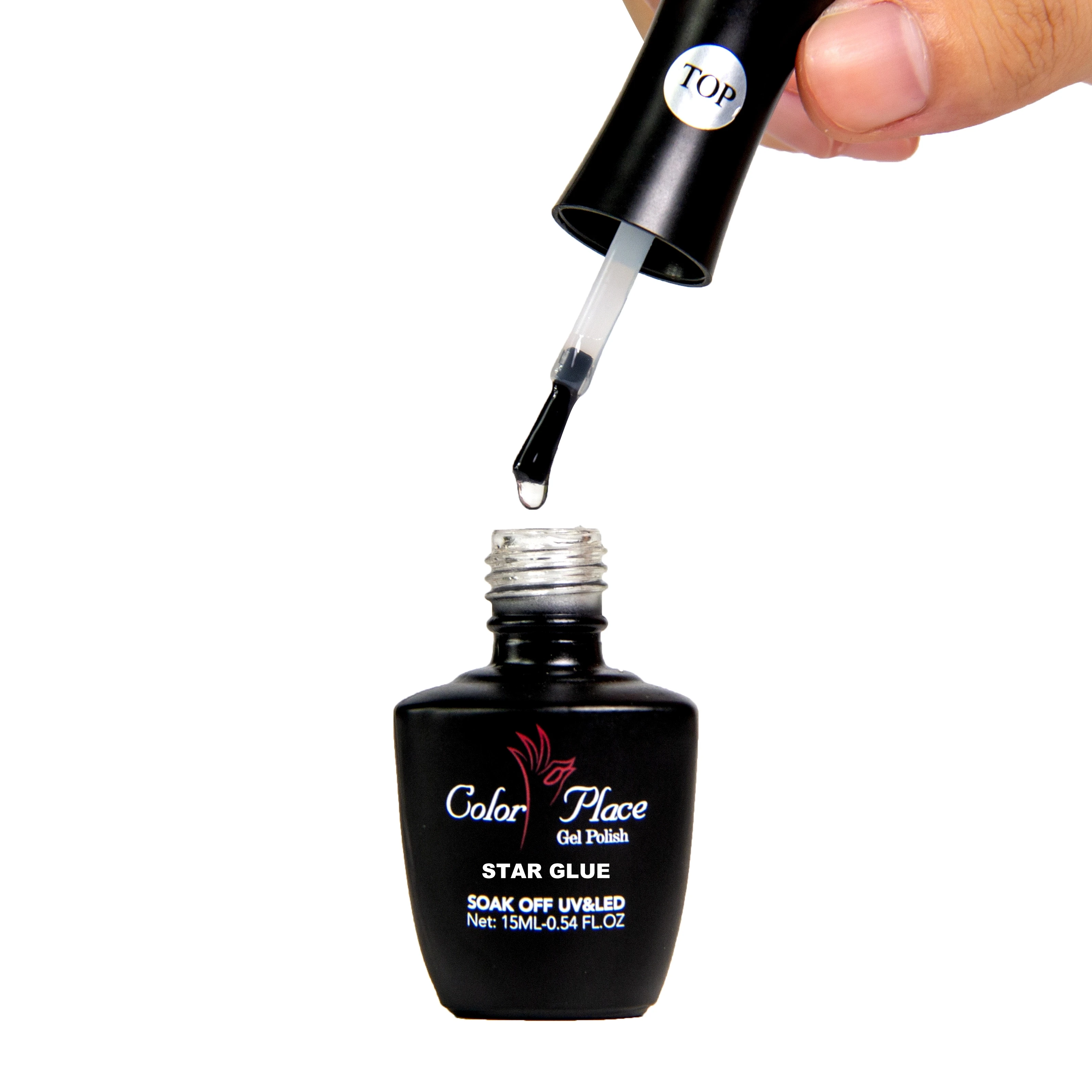 Goood Quality last 30days 15ml Base cheap gel polish no wipe Top coat gel polish