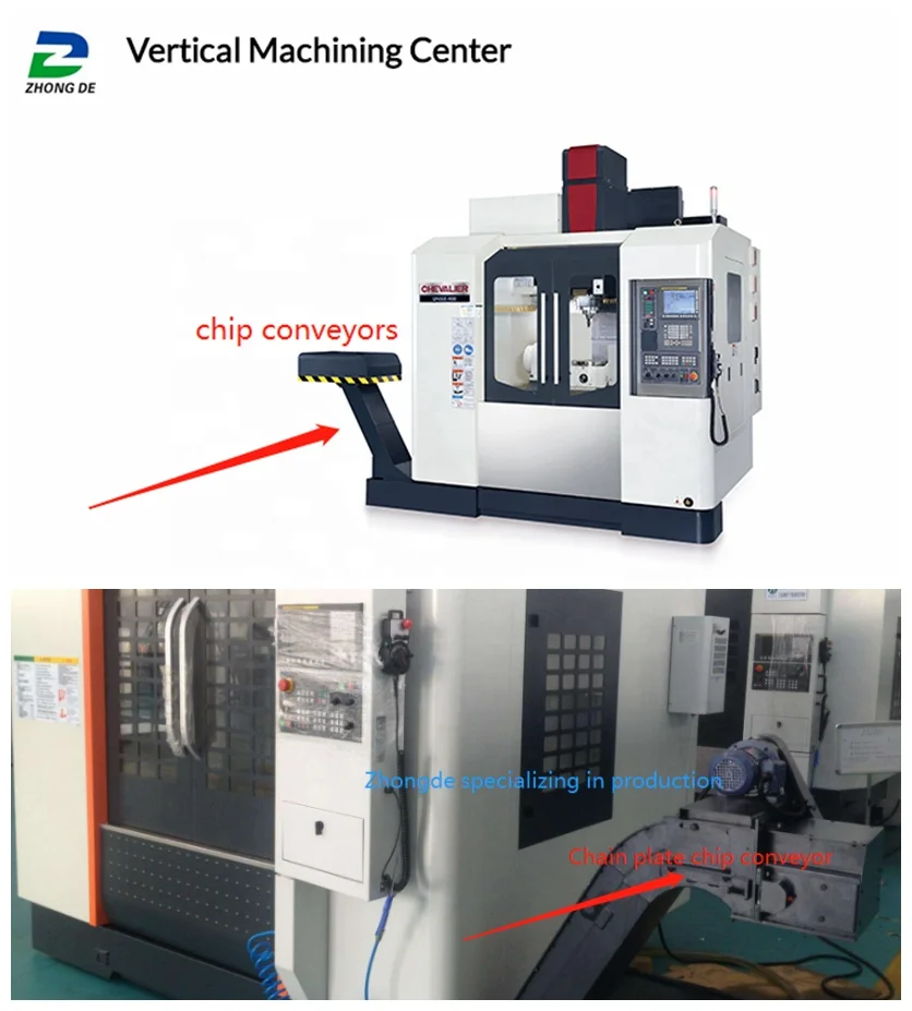 industrial CNC lathe Chip Removing Conveyor  Metal Chip Conveyor CNC Machine Belt Scrap Conveyor CE