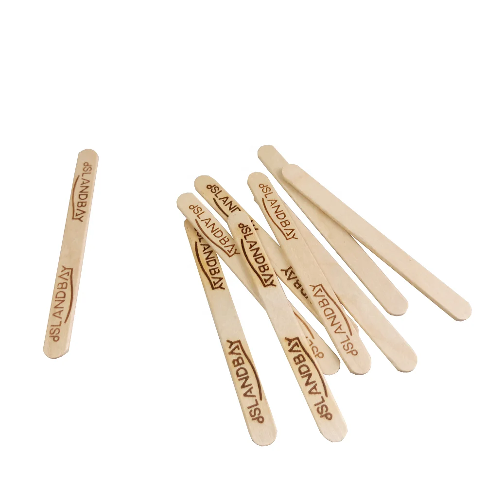 China Wholesale Birch Degradable Disposable Wooden Ice Cream Sticks Popsicle Sticks