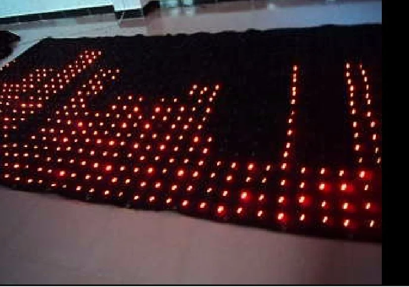 Светодиодная видеозанавеска P10cm 3*4M RGB vison